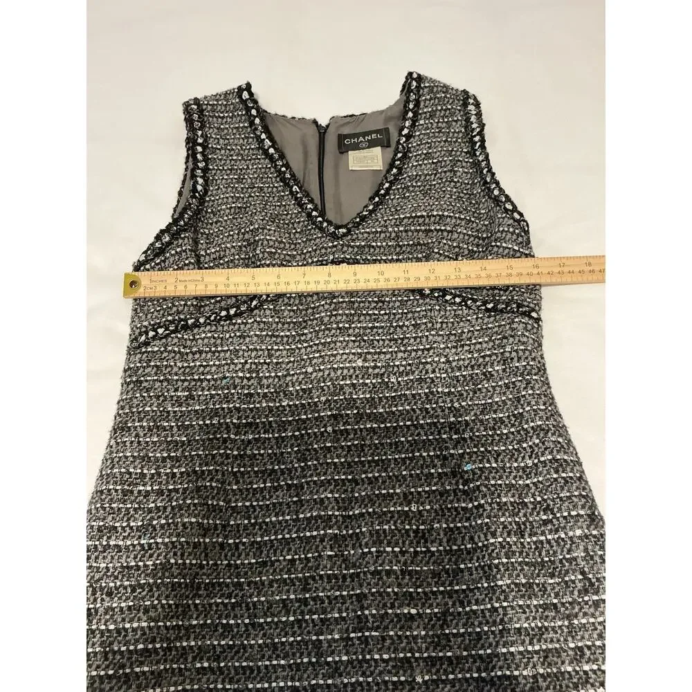 CHANEL tweed dress